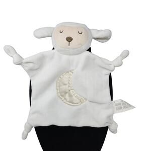 Baby Lovey Lamb Plush Comfort Security Clutch Soother Stepping Stones 8 x9 in